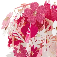 Carte Signature en relief de la fête des Mères, Paper Wonder de Hallmark (Fleurs dans un vase, « Make the World More Beautiful »)