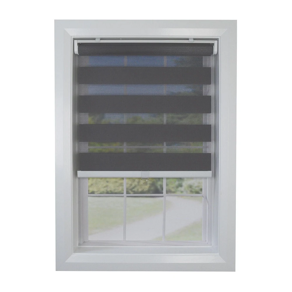 Versailles' Cordless Slimline Zebra Shade 31in x 72in