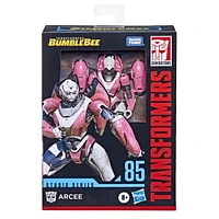 Transformers Studio Series 85, figurine Arcee classe Deluxe de 11 cm du film Transformers : Bumblebee, à partir de 8 ans