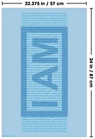 I Am - Text Wall Poster, 22.375" x 34"