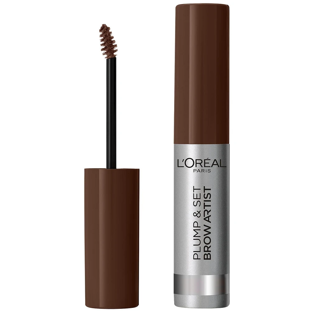 L’Oréal Paris Brow Artist Plump & Set, gel à sourcils volumisant, 105 Brunette, 100 ml (3,52 oz liq.) Gel à sourcils volumisant.