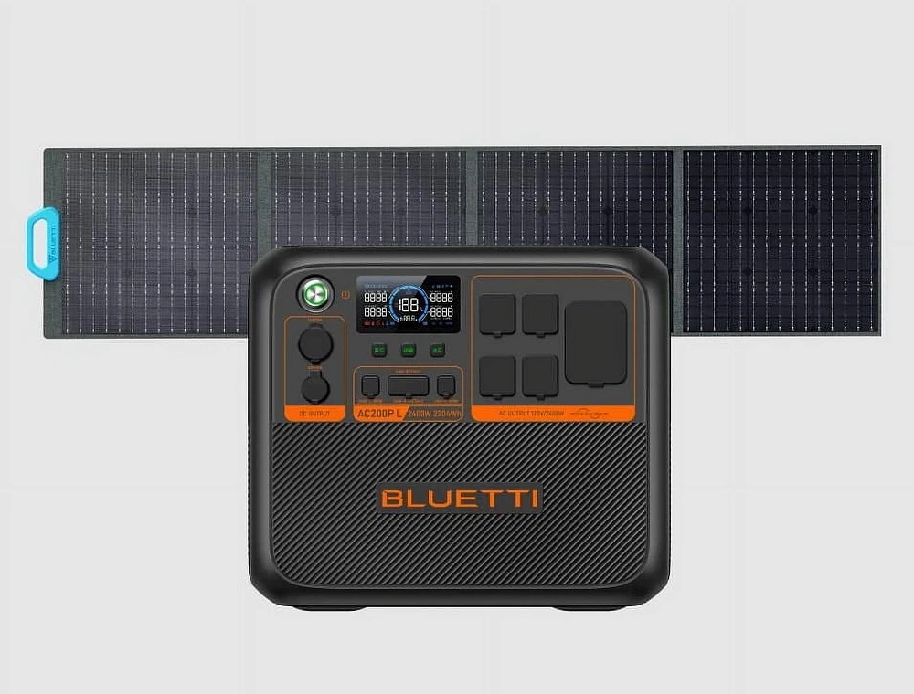 Bluetti Premium Series AC200P L Portable Power Station et batterie d’extension B210