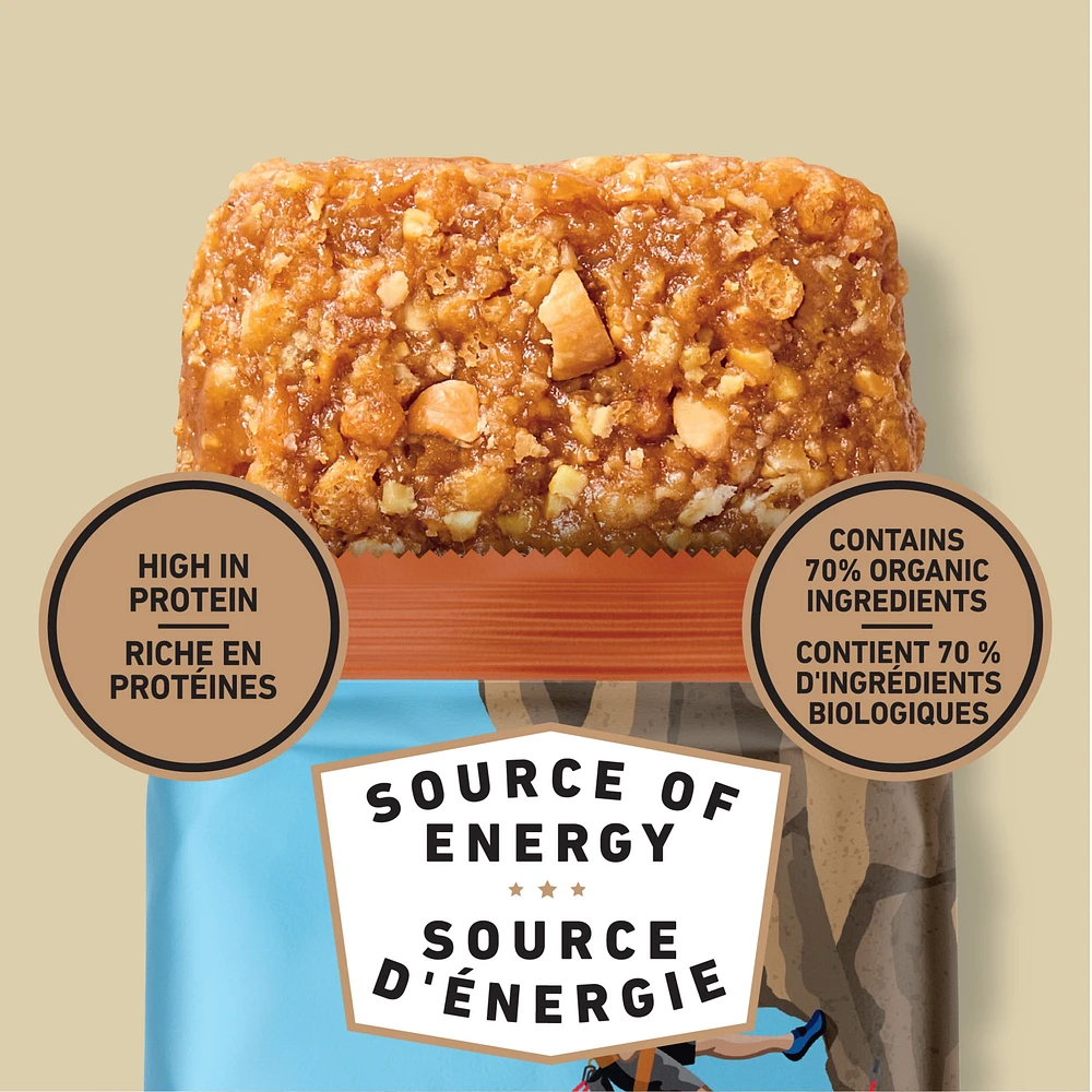 CLIF BAR Energy Bars, Crunchy Peanut Butter, Granola Bar, High in Protein, Contains 70% Organic Ingredients, (Pack of 15), 1.02 kg