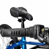Hyper 26" 36V Electric Mountain Bike for Adults, Pedal-Assist, 250W E-Bike Motor, Blue