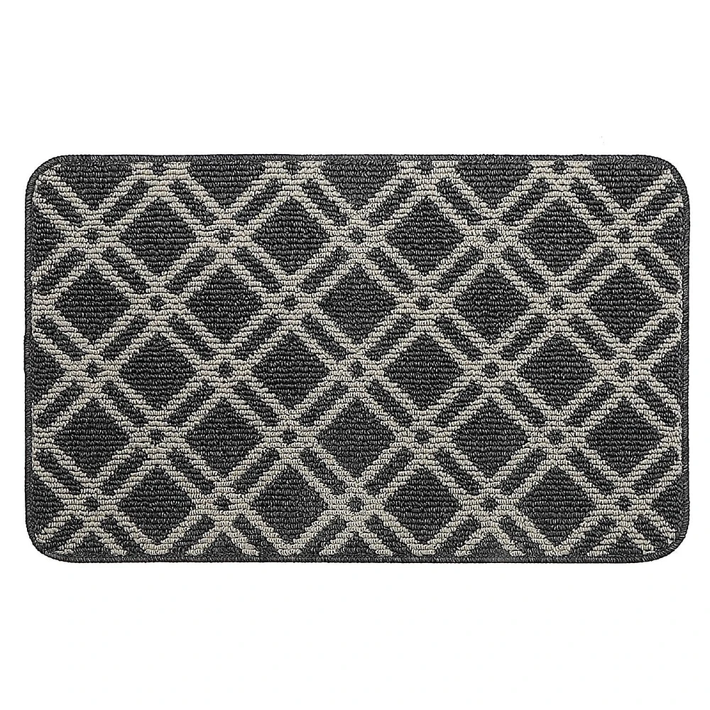 IH Casa Decor Diamond Tufted Floor Mat Asstd 3' X 4' - Set of 4