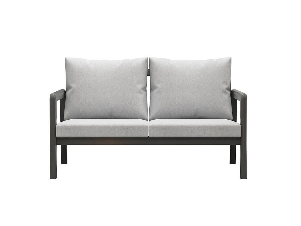 Ensemble Sectionnel de Patio en Aluminium Boston, Gris