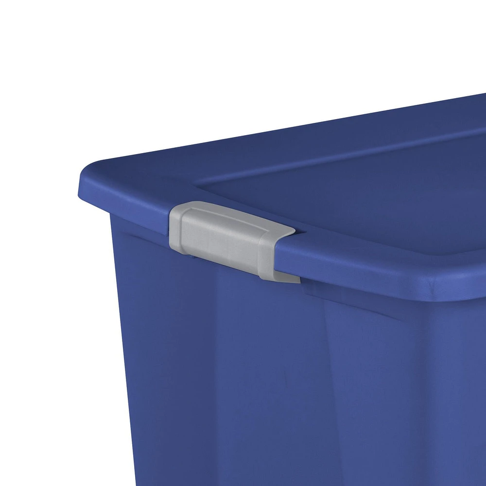 Steriltie 132L Latch Tote- Blue- 4 PK