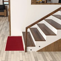 Tapis de couloir à motif de solide à sous-couche en caoutchouc de la collection Ottohome