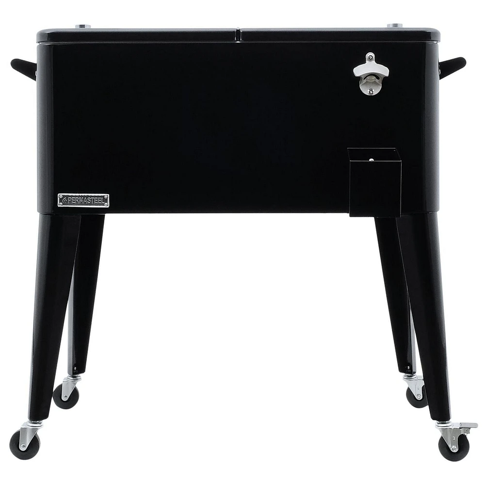 Permasteel Refroidisseur de Patio 80QT - Noire