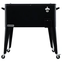 Permasteel Refroidisseur de Patio 80QT - Noire