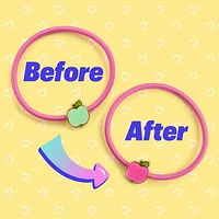 Lucky Fortune Série magique - Bracelet élastique de couleur changeante – Paquet de 2 6 ans et plus!