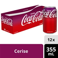 Coca-Cola Cherry Fridge Pack Cans, 355mL, 12 Pack, 355 mL