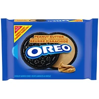 Oreo Biscuits-sandwiches au chocolat et à la crème à saveur de beurre d'arachide Format familial 486 g
