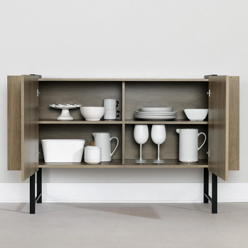 Buffet avec 2 portes de la collection Mezzy South Shore