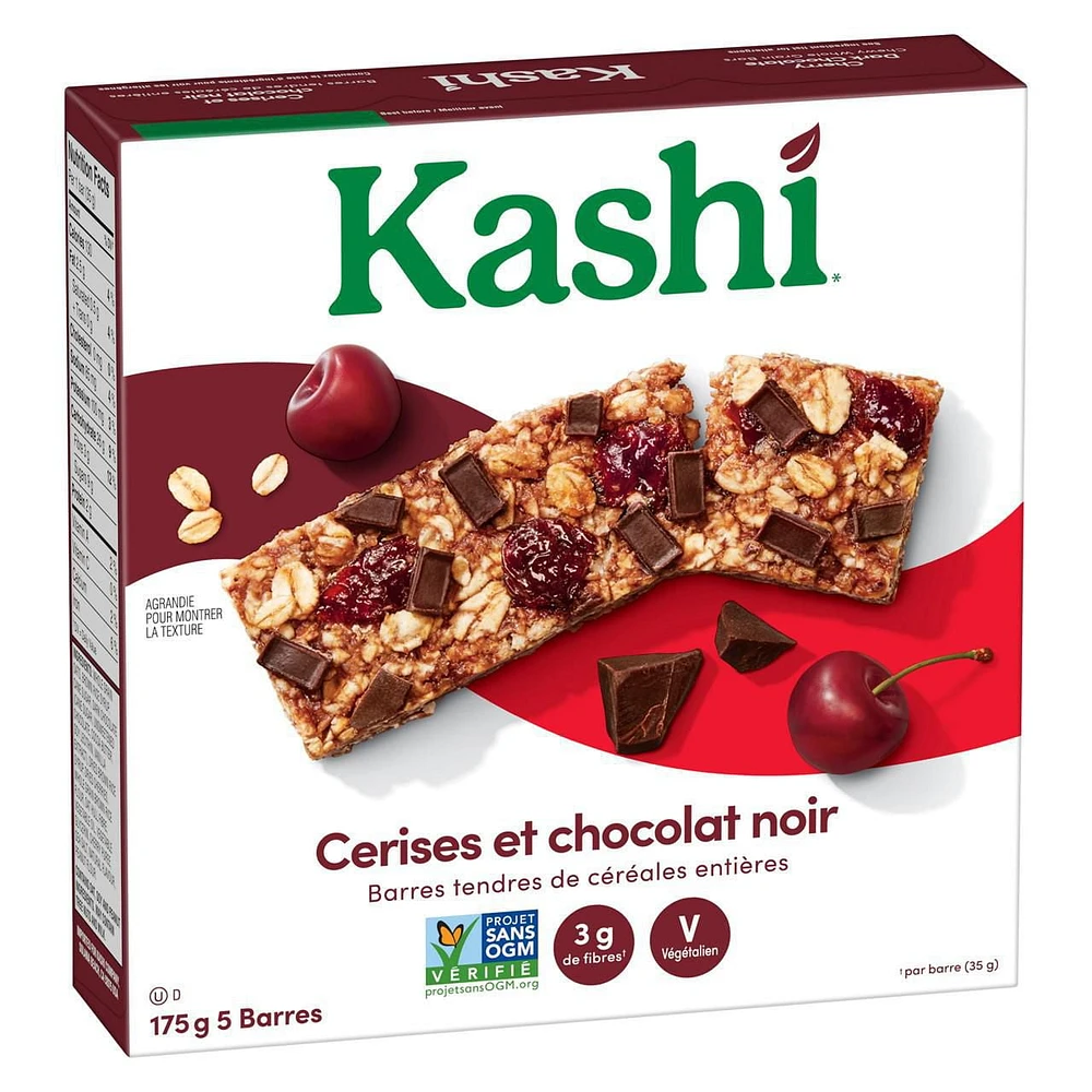 Kashi Whole Grain Bars, Cherry Dark Chocolate, 175g, 5 bars, 5 x 35g