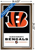 NFL Cincinnati Bengals - Logo 21 Wall Poster with Magnetic Frame