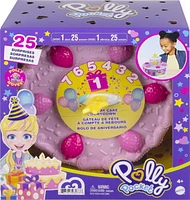 Polly Pocket-Coffret Gâteau d’Anniversaire en Forme de Gâteau