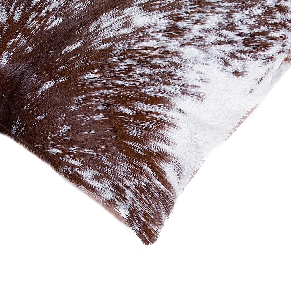 COUSSINS TORINO KOBE EN PEAU DE VACHE 18"X18" 2 PQT