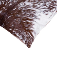 COUSSINS TORINO KOBE EN PEAU DE VACHE 18"X18" 2 PQT