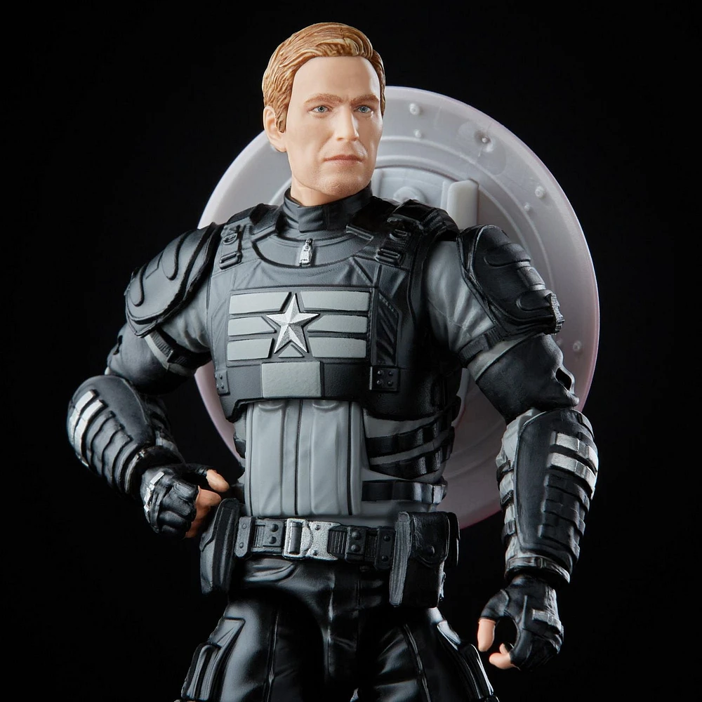 Hasbro Marvel Legends Series Gamerverse, figurine Stealth Captain America à collectionner de 15 cm, à partir de 4 ans