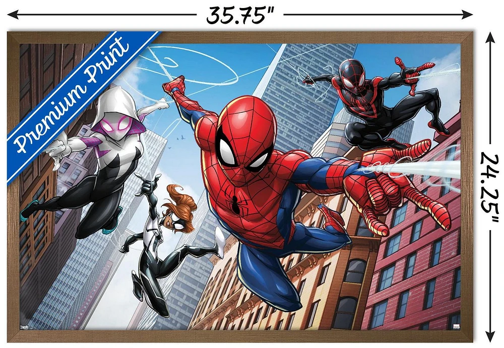 Marvel Comics - Spider-Man - Web Heroes Wall Poster, 22.375" x 34"