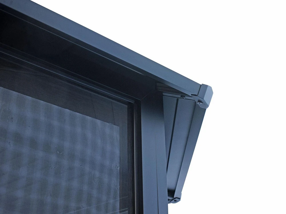 Florence Solarium Metal Roof 12'x15' Black
