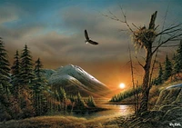 Buffalo Games - Le puzzle Terry Redlin - Flying Free - en 500 pièces