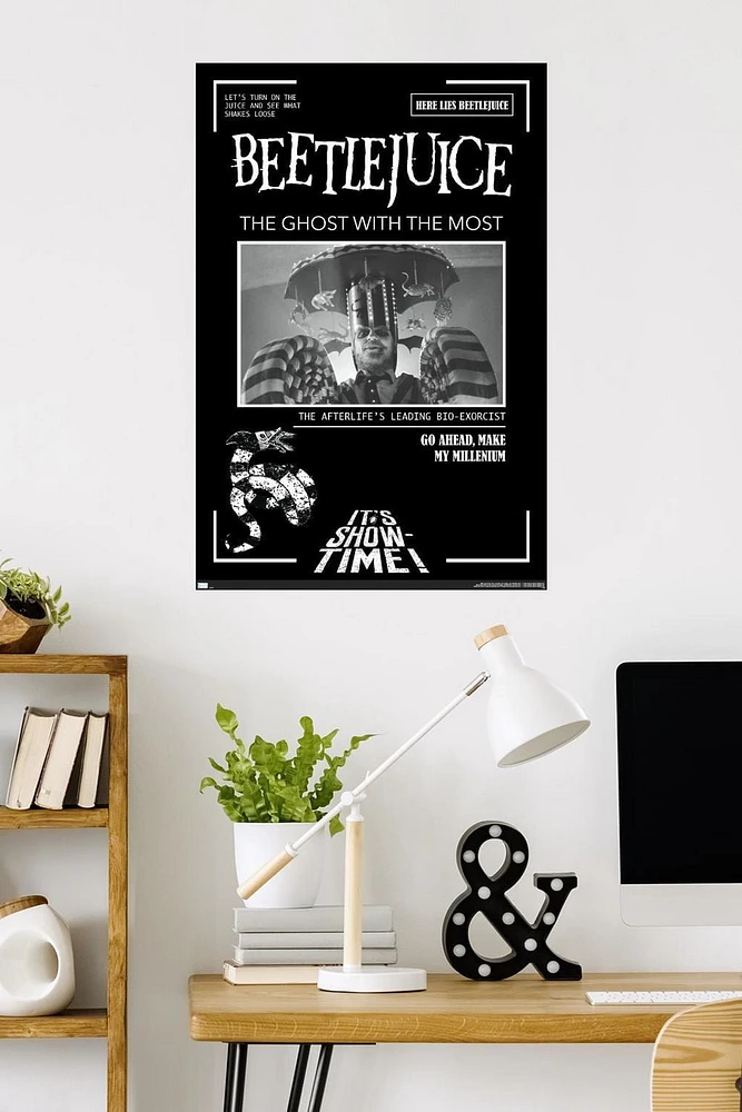Beetlejuice - Show-Time Wall Poster, 22.375" x 34"