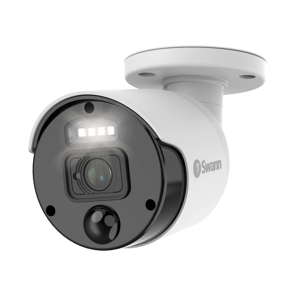 Swann Master 4K Ultra HD Thermal-Sensing Outdoor Warning Light IP Add-On Bullet Security Camera