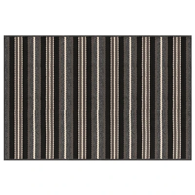 Tapis Discovery gris à endos de vinyle de 4 x 6 pi Tapis Discovery gris à endos de vinyle