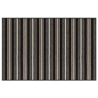 Tapis Discovery gris à endos de vinyle de 4 x 6 pi Tapis Discovery gris à endos de vinyle