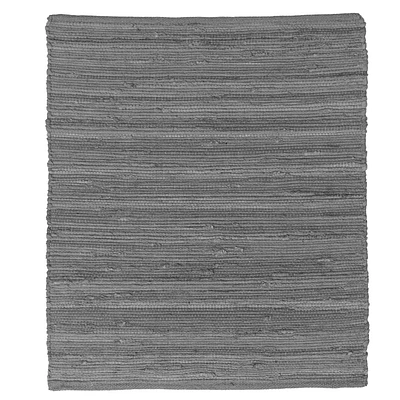 Tapis en coton solide Fabstyles, tapis en chiffon pour salon, couloir, patio