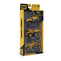 Assortiment de 3 Mélangeur de Concert/Tombereau/Niveleuse Métal Cat®