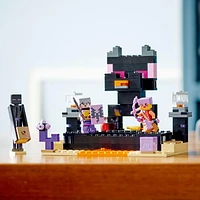 LEGO Minecraft The End Arena, Ender Dragon Battle Set 21242, Multiplayer Set Includes Mobs, Shulker and Enderman, Minecraft Gift and Educational Holiday Toy for Kids, Boys and Girls, Includes 252 Pieces, Ages 8+