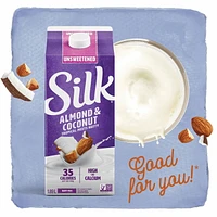 Silk Almond Coconut Blend Milk Alternative, Unsweetened, Dairy-Free