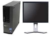 Refurbished Dell Optiplex SFF Desktop Intel i5-2400 990 + 19`LCD