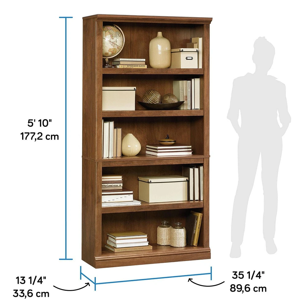 La Collection Sauder Select Bibliothèque 5 tablettes