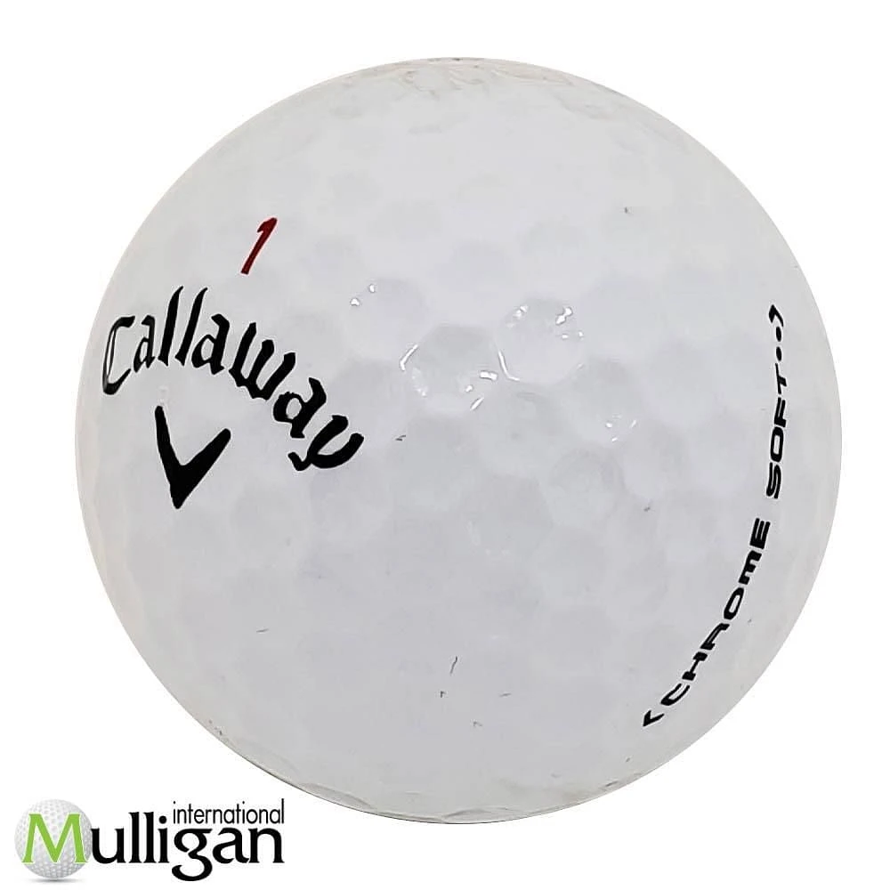 12 Balles Callaway Chrome Soft, #10177 12 balles de golf recyclées