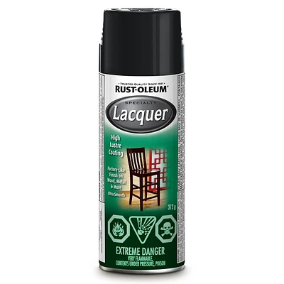 Rust-Oleum Specialty Lacquer- Gloss Black, 312g