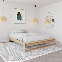 Lit plateforme Lido Queen Size avec lattes