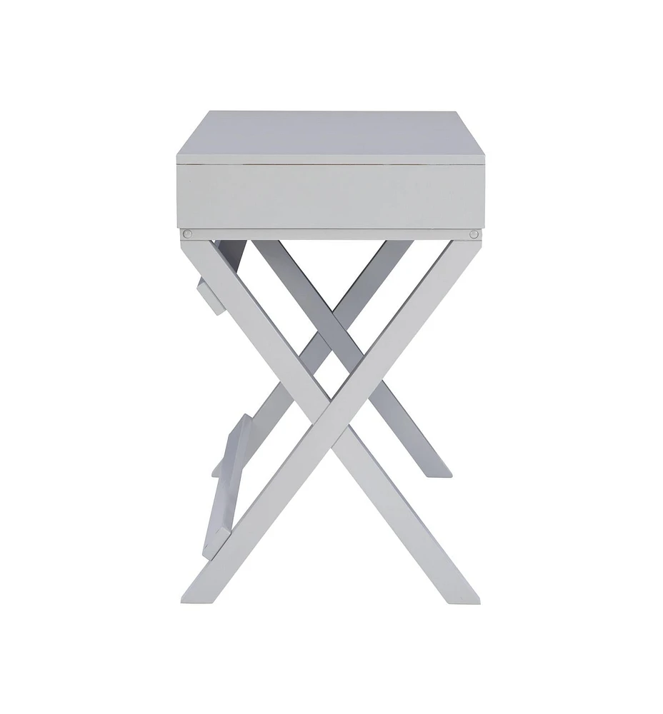 Posey Grey Writing Desk