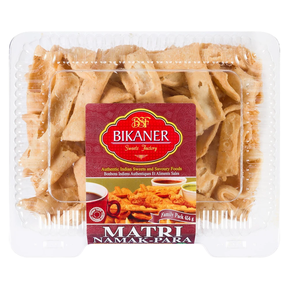 Bikaner Matri Namak Para Savoury Crunchy Sticks, 454 g