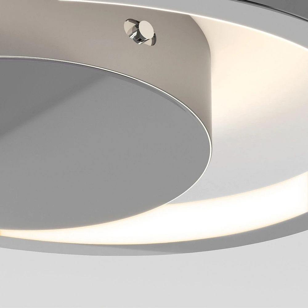 Salto Chrome Flush Mount