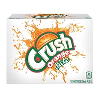 Crush Orange Diet Sugar Free Soft Drink 12 x 355 mL, Cans, 12x355mL