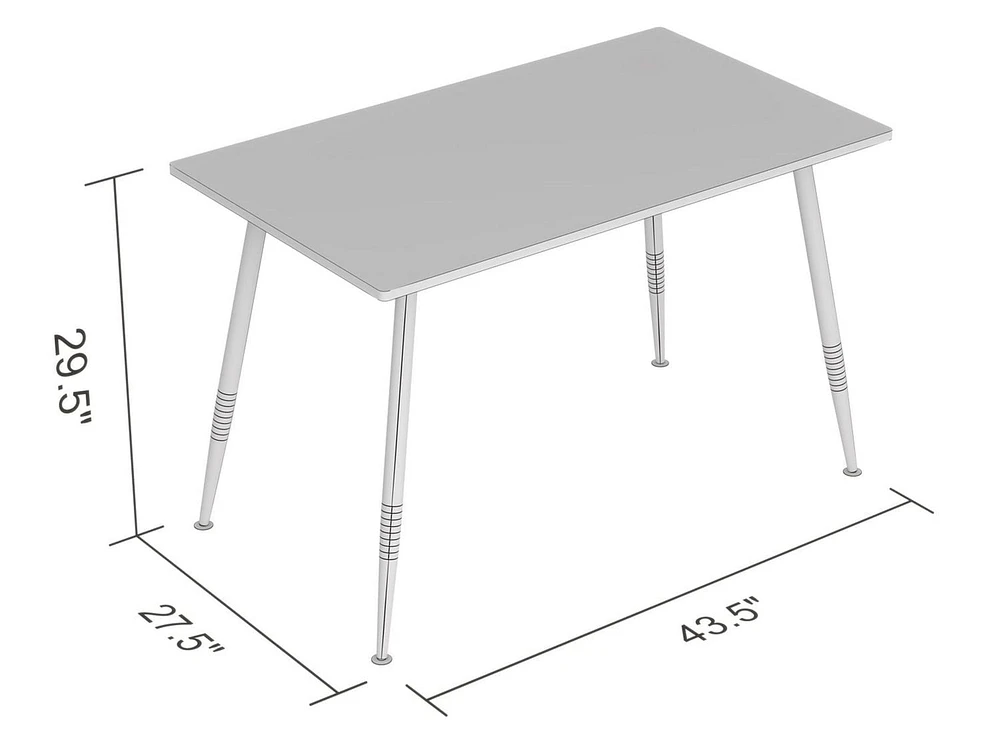 Safdie & Co. Ensemble de Salle à Manger 5 pièces - 1 table, 4 chaises