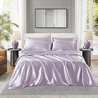 Ensemble de draps en satin Madison Park Essentials
