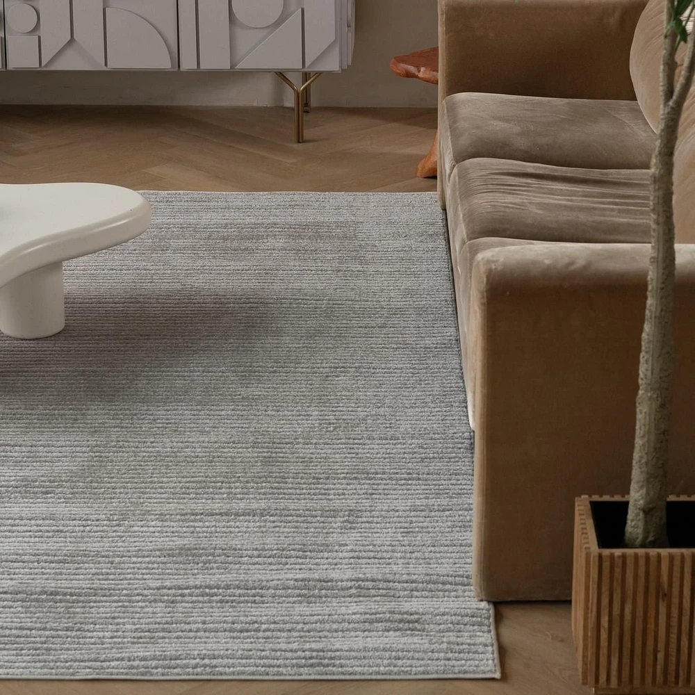 Tapis d'interieur et d'exterieur Rug Branch Alfombra, beige creme, moderne - Salon, chambre, salle a manger et cuisine