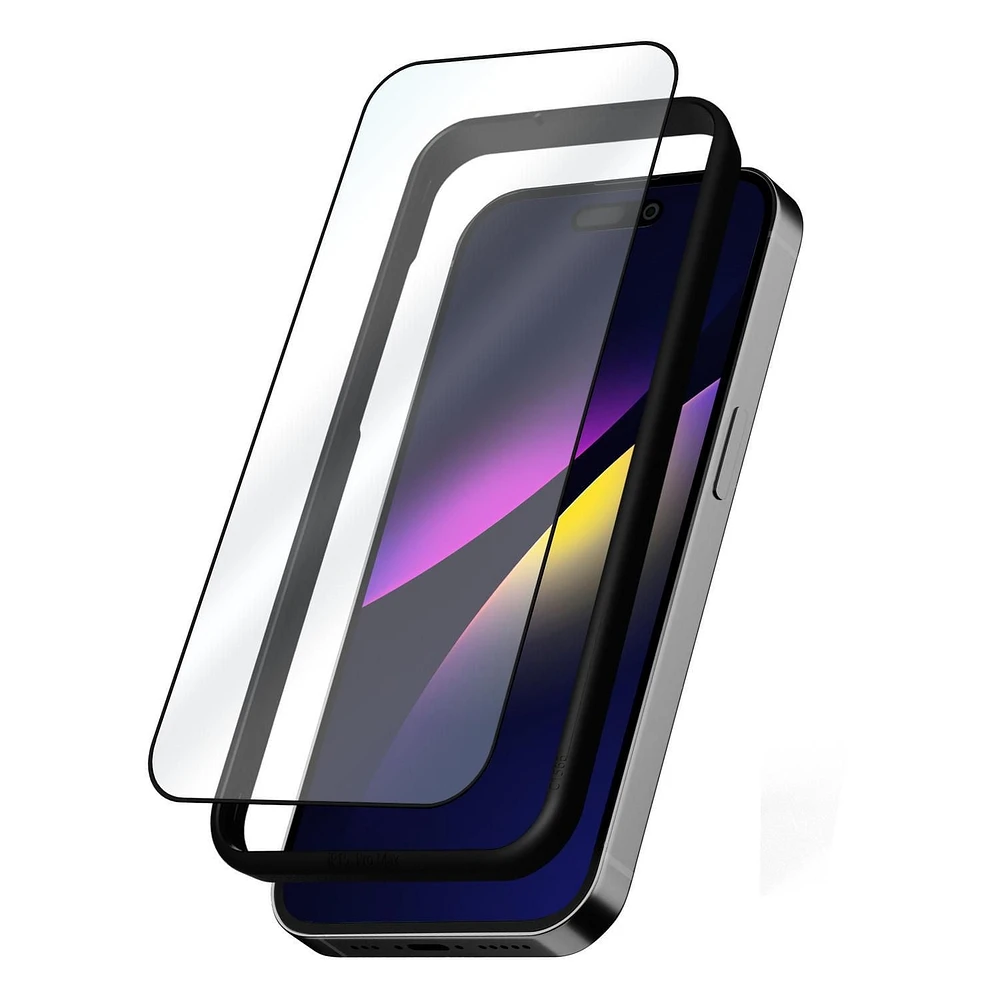 Blu Element Premium Curved Tempered Glass w/Installation Kit iPhone 15 Pro