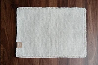 Fabstyles Napperons Bali 100 % coton – Lot de 4 | Sets de table lourds lavables en machine pour les tables de salle à manger, de cuisine et d'extérieur