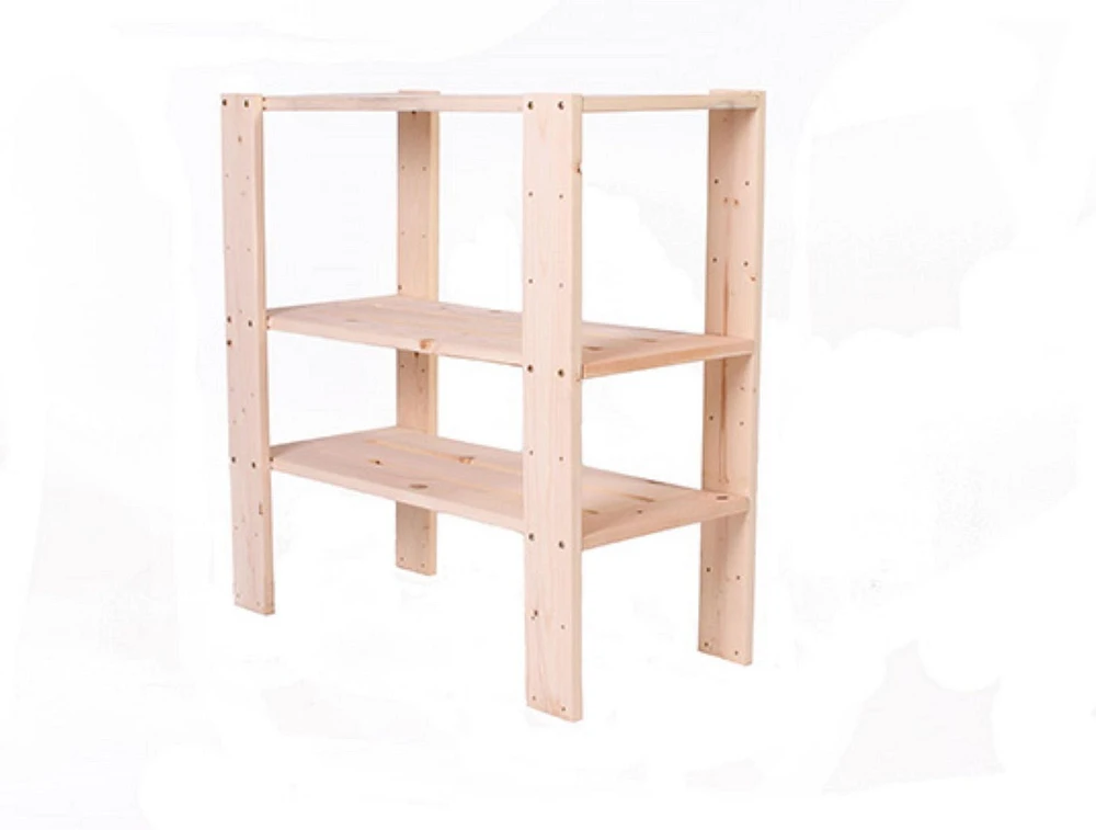 Rangement Adwood Pine en bois de pin à 3 tablettes